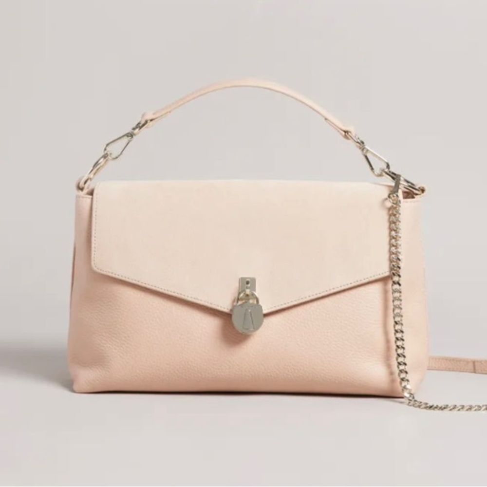Ted Baker Marieaa Suede Padlock Shoulder Bag